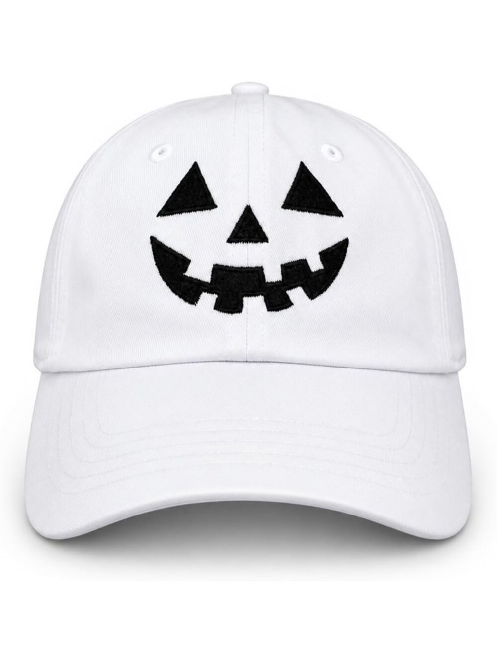 Unisex Halloween White Rucker Hat Adjustable Sportswear Distressed Baseball Cap
